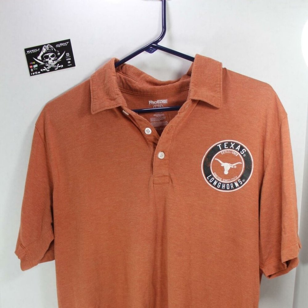 Proedge NCAA Offical Team Texas Longhorns Polo S/S